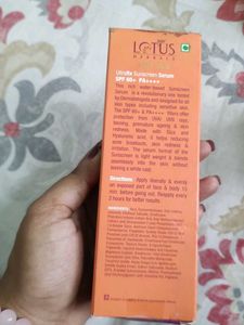 Lotus Herbals UltraRx Sunscreen Serum SPF 60+