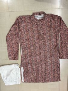Men's Printed Kurta Set