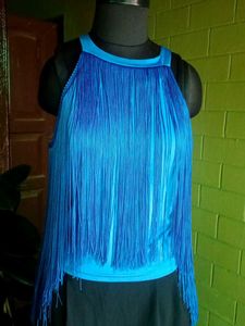 Orginal Shein Fringe Sleeveless Top