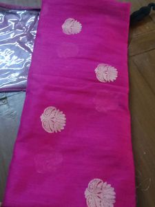 Elegant Pink Saree with Blouse