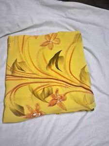 yellow saree