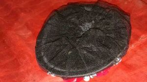 Karwachauth special Burgundy hair buns