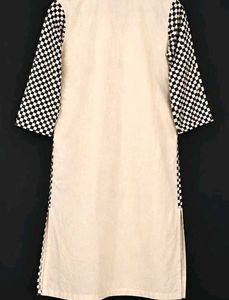 pure cotton Women's Embroidered Straight Kurta