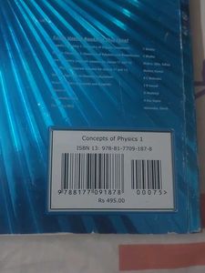 Concepts of Physics by H.C. Verma volume 1