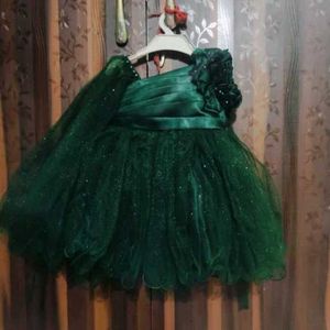 Sparkling Emerald Green Party Dress