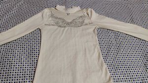 Elegant Embellished Long Sleeve Top