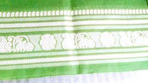 80's Sungudi plain cotton saree