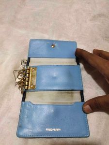 Fred Perry Leather Key case wallet