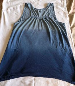 Blue Ombre Striped Top