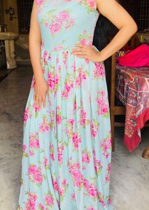 Floral Print Maxi Dress