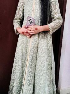 Elegant Embroidered Anarkali Gown😍