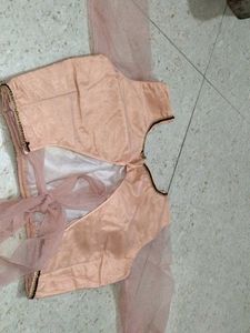 Elegant Peach Blouse