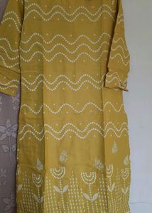 Beautiful Yellow Kurti 💃 Brand Max❣️🥰
