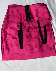 Bebe Lucca Hot Pink Short Dress XS(ORIGINAL)