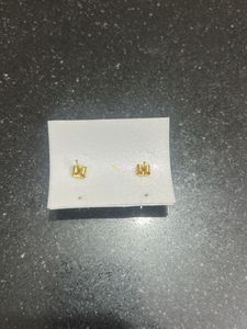 New-Sparkling Flower Stud Earrings