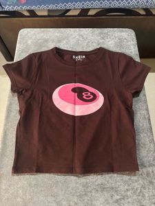 Brown Graphic T-Shirt