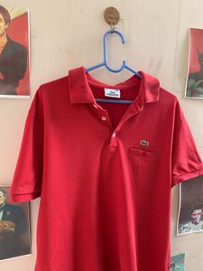 Red Lacoste Polo Shirt (PL521)