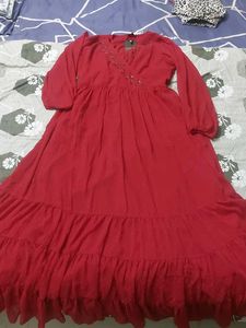 Beautiful Red Flowy Dress