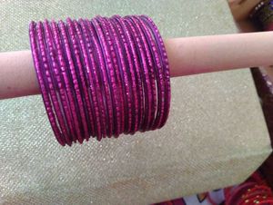 Pink Sparkle Bangles