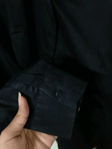 black formal shirt