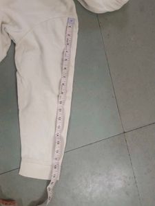 Cream Cropped Zip-Up Hoodie