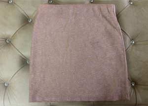 shimmer short skirt