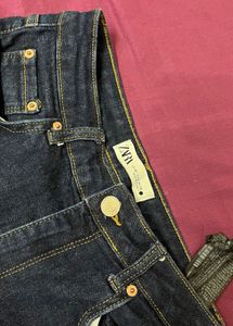 ZARA Dark Wash Flare Jeans
