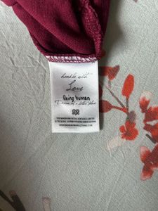 Burgundy Polo Top