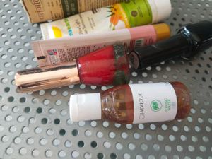 used makeup and skin care items