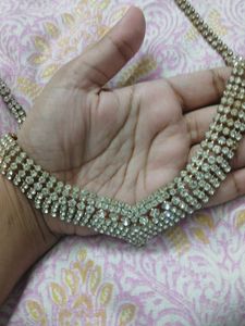 Sparkling Rhinestone Necklace Set