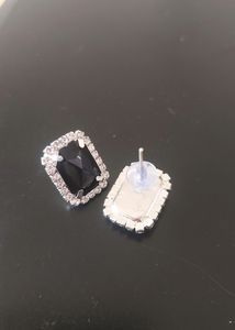 Classic Black Stud Mini Earrings