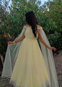 Dreamy butter yellow gown