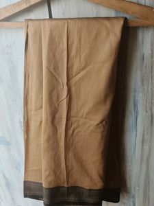Plain Saree With Black Border