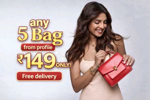 Stylish Red Handbag