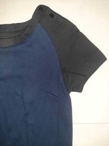 💎 MANGO Suit Rare-To-Find Navy Black Shift Dress