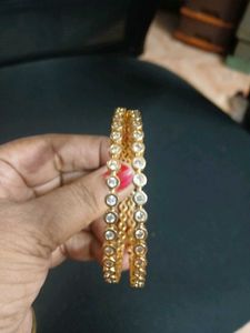 Elegant CZ Bangle Set