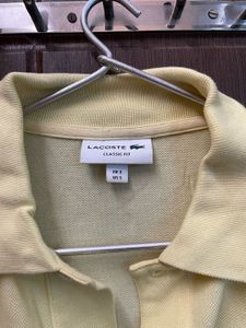 Lacoste Men's Yellow Polo Shirt