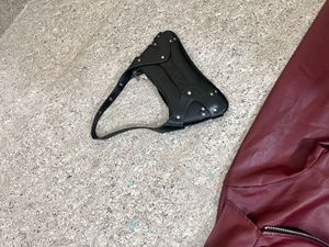 Maroon Faux Leather jacket