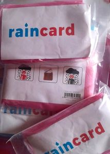 Raincard-Emergency Poncho(set Of 4)25/pc
