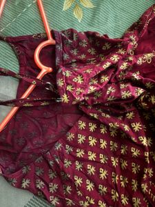 Bohemian Anarkali Dress with duppata