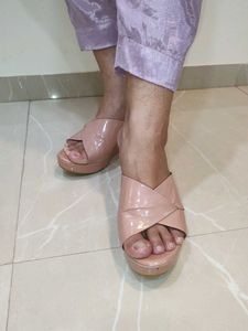 Chic Pink Slide Sandals