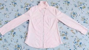 Classic Pink Button-Up Shirt