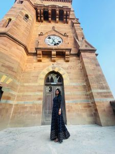 Blue Mul Cotton Dress