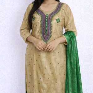 ✨ Stylish Embroidered Suit ✨