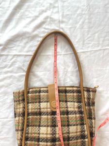 Tweed Plaid Handbag