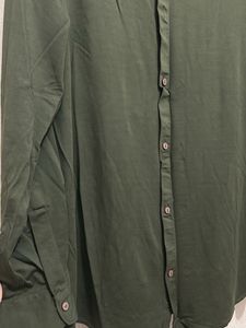 Men's Olive Green Casual Shirt