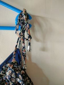 Floral Print Spaghetti Strap Dress