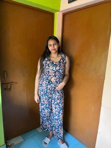 Floral Print Sleeveless co ord set