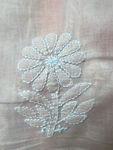 Elegant Peach Chikankari Kurta