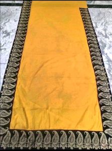 yellow wedding saree